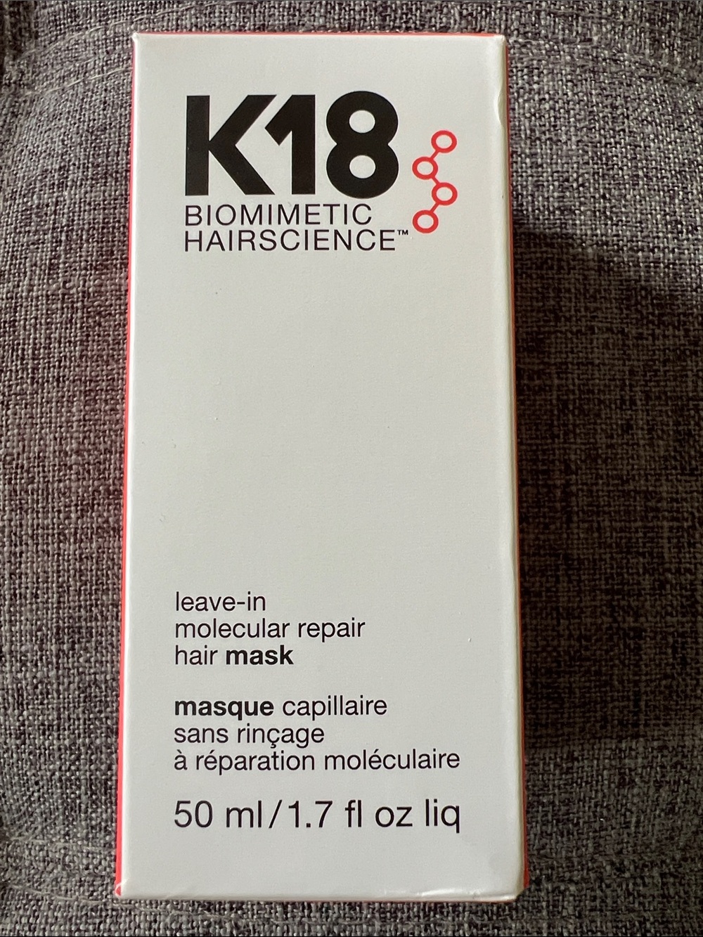 K18 Biomimetic Hairscience Leave-In Molecular Repair Hair Mask — White